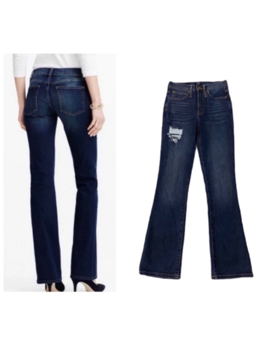 J. Crew High Waist Bootcut Jeans Sz 25